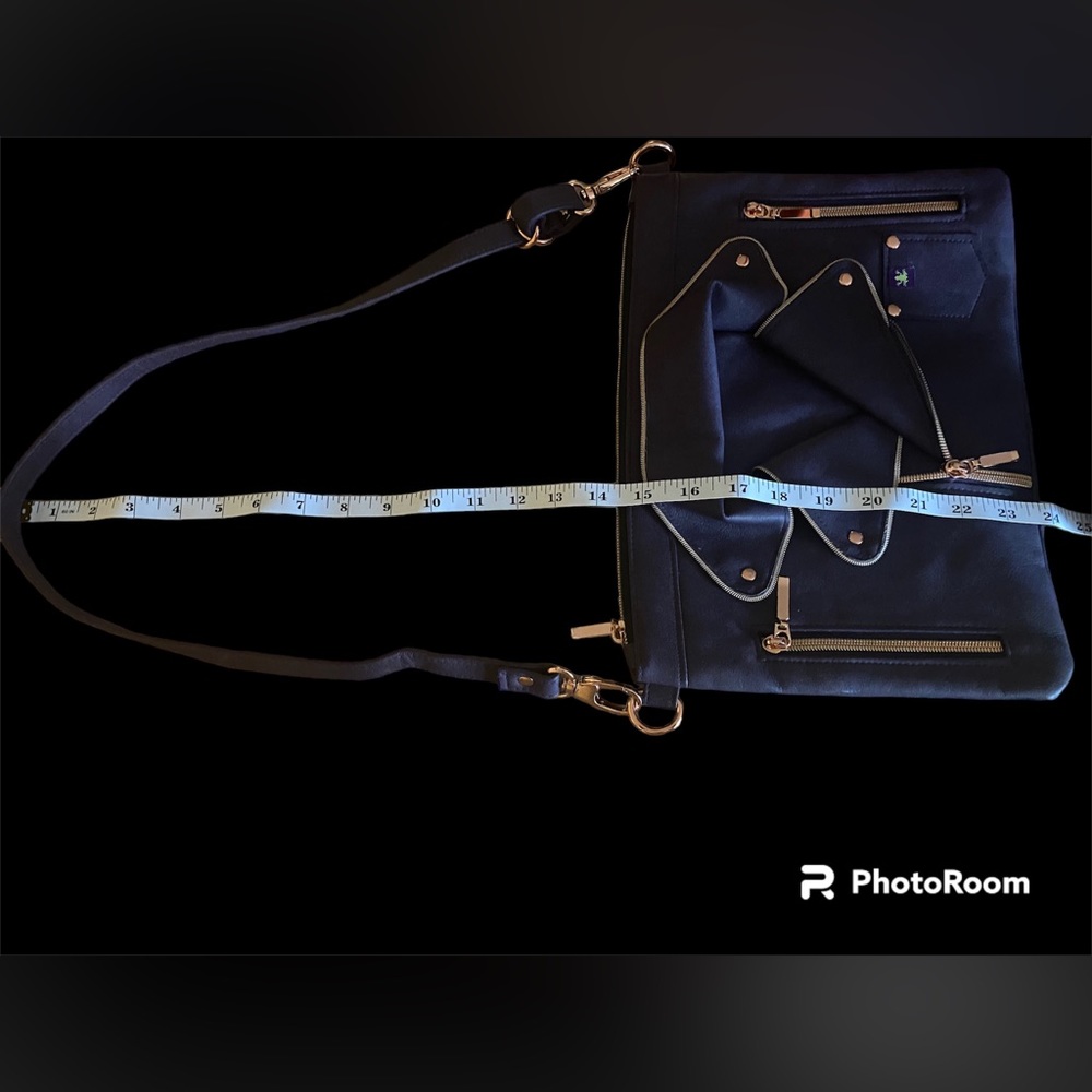 Faux Leather Jacket handbag - Picture 2 of 11